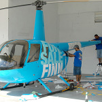 helicopter graphics installation