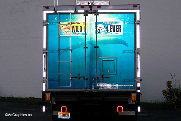 Reflective Box Truck Wrap