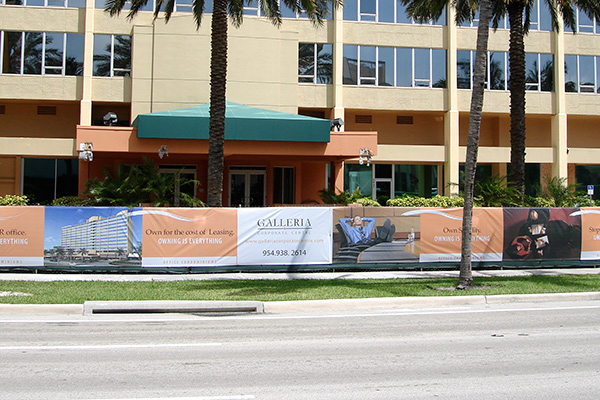 Mesh Construction Banners