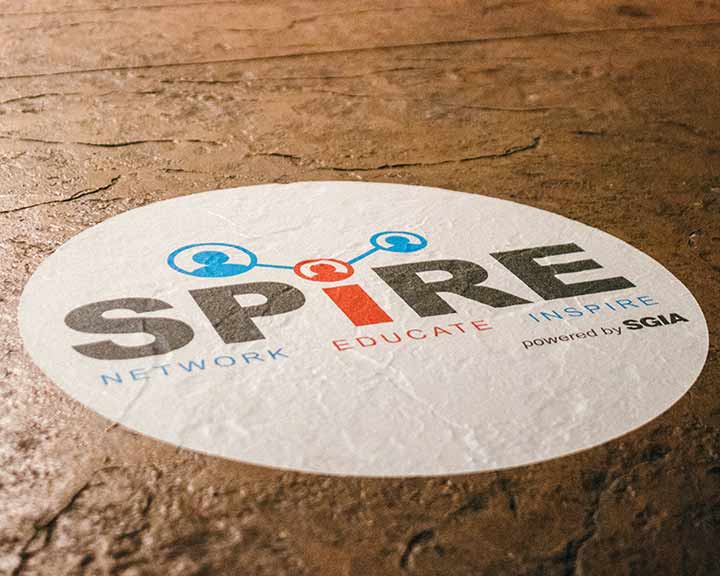New Spire Logo Floor Graphic