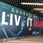 Wall Mural for Super Bowl 54