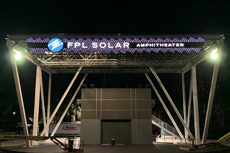 LED Amphitheater sign