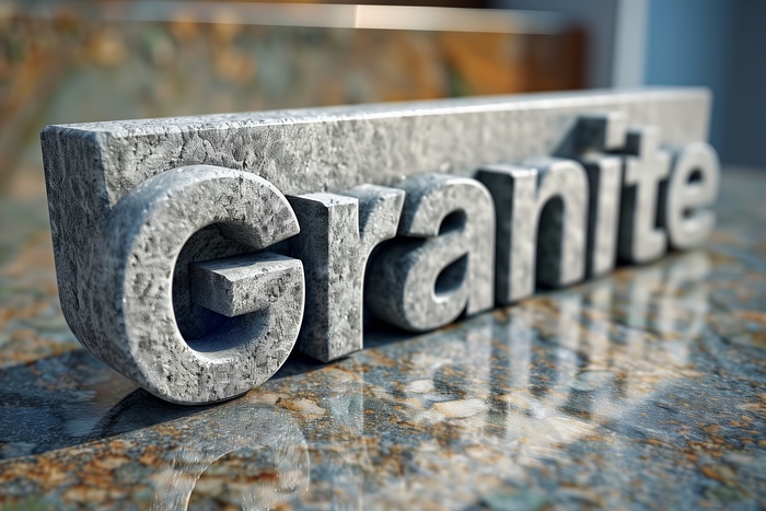 Architechtural letter- Granite