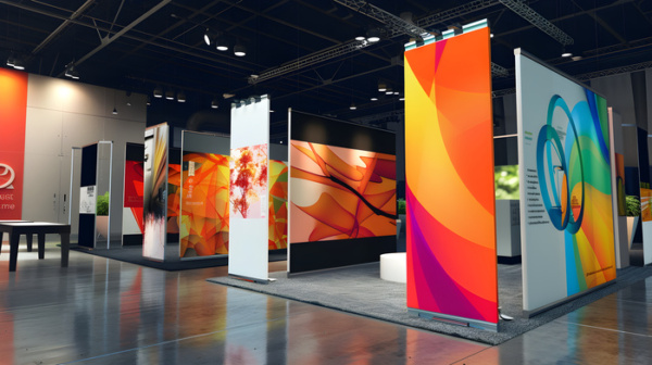 Trade Show Banners Featuring Bold Graphics
