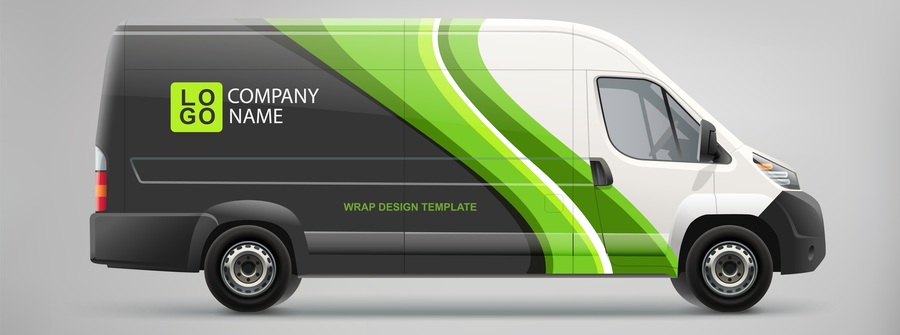 vehicle wrap for ads