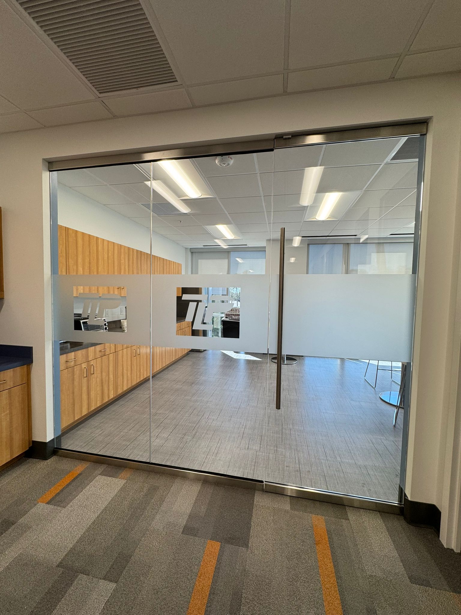 Interior window graphics