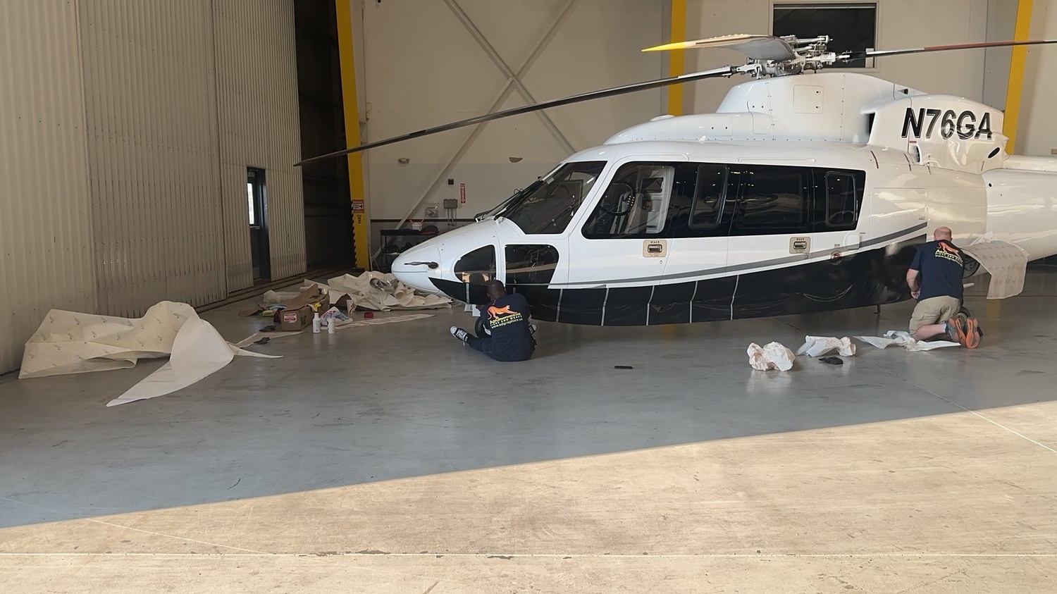 Helicopter Wraps Poster